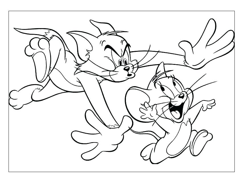 853x640 Tom Jerry Coloring Tom Coloring Pages To Print Tom