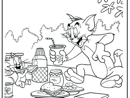 440x330 Tom And Jerry Printable Coloring Pages