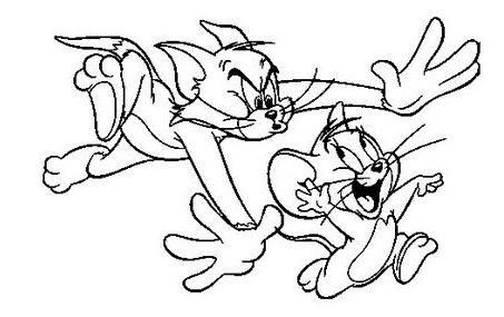 453x285 Tom And Jerry Printable Coloring Pages Drawing Board Weekly