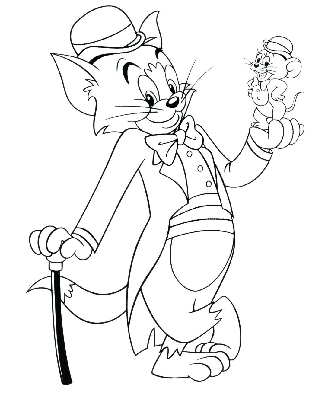 1024x1322 Coloring Pages ~ Tom Jerry Coloring Pages Printable Tom
