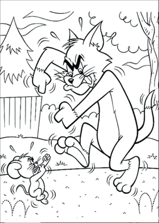 Tom Jerry Coloring Pages 650x909 Tom Jerry Coloring Pages