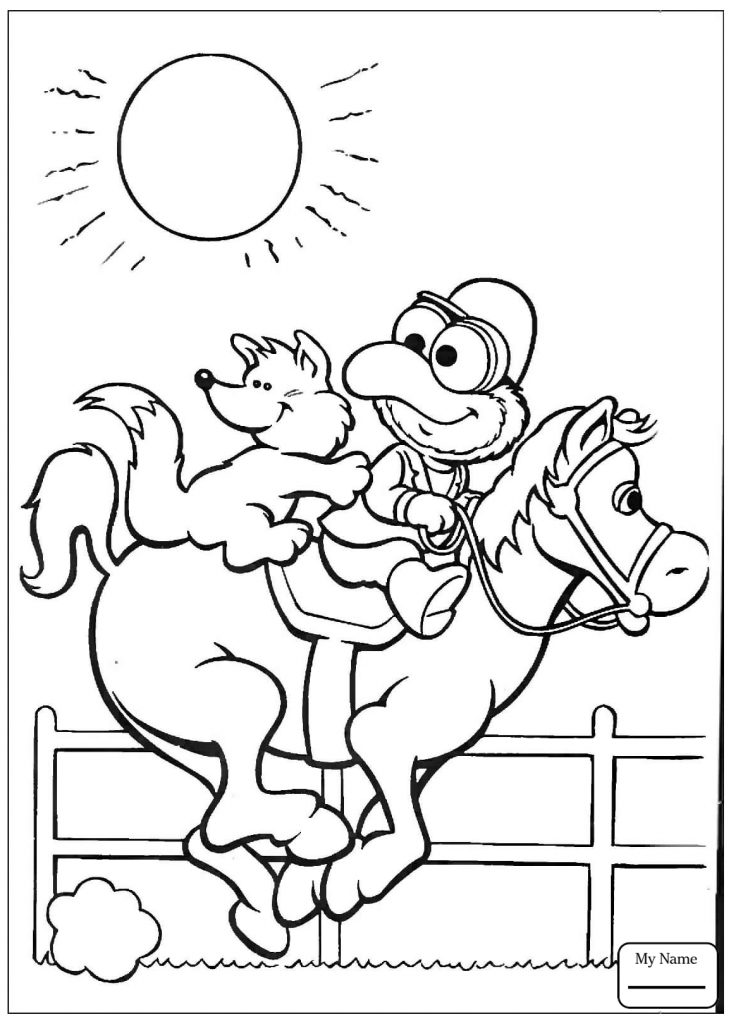 731x1024 Muppets Babies Skating Coloring Book The Muppet And Friends Pages