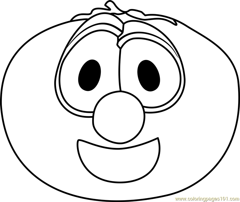 800x673 Bob The Tomato Coloring Page