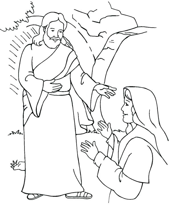 600x769 Jesus Resurrection Coloring Pages Resurrection Coloring Pages