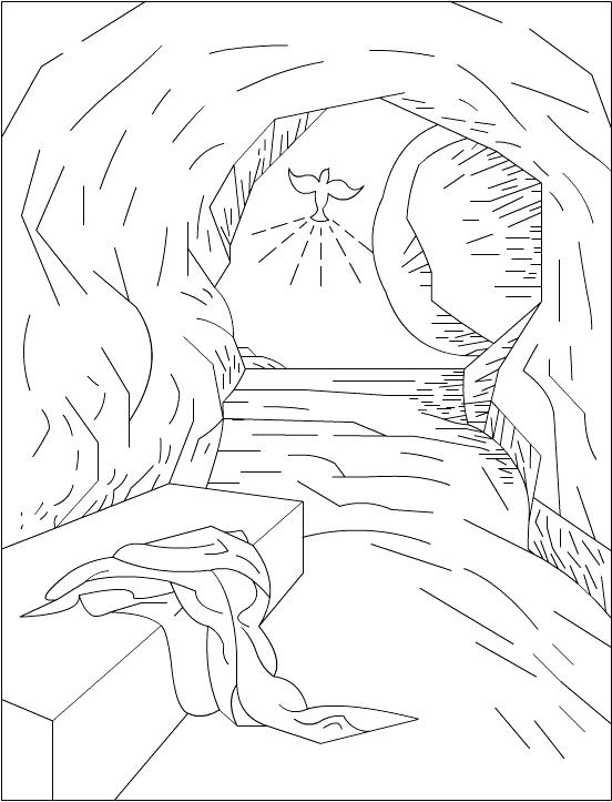 552x723 Jesus Resurrection Coloring Pages Resurrection Coloring Pages Ian