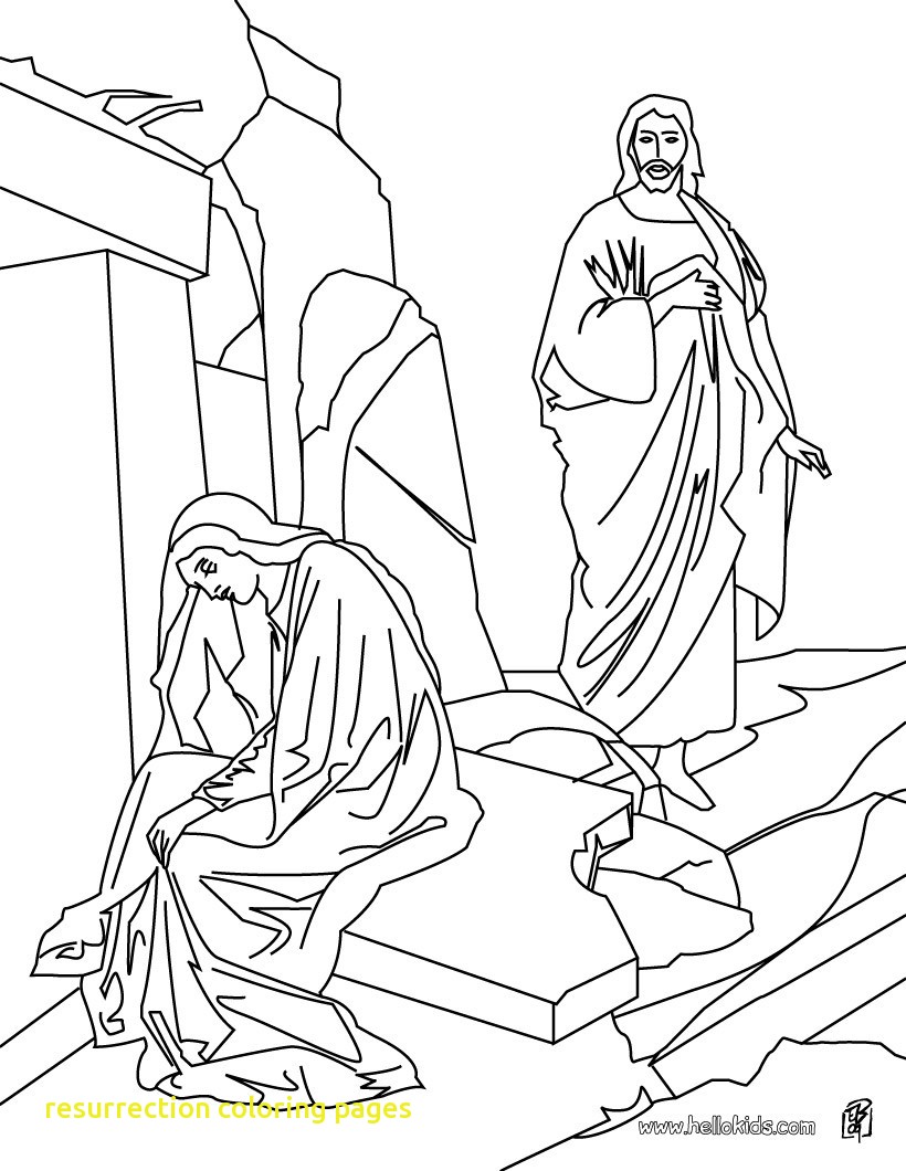 820x1060 Resurrection Coloring Pages With Resurrection Of Jesus Christ