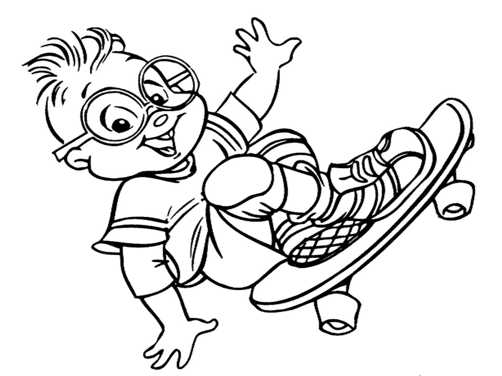 1600x1200 Interesting Skateboarding Coloring Pages Free Printables Tony