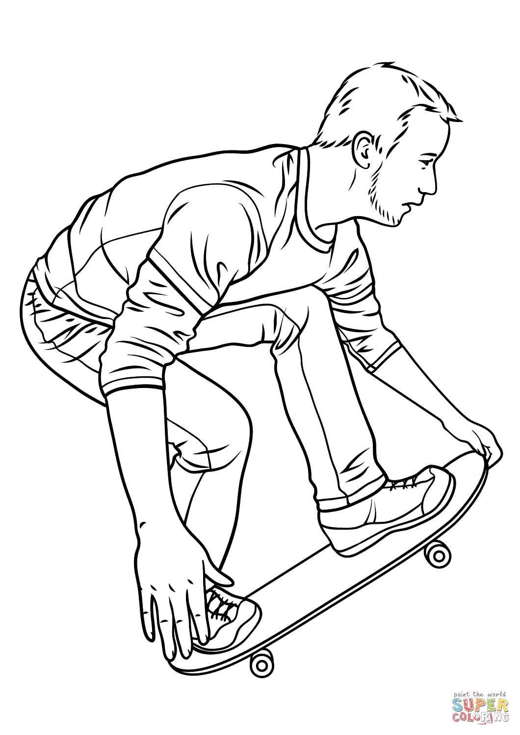 1060x1500 Tony Hawk Coloring Pages Free Coloring For Kids 2018