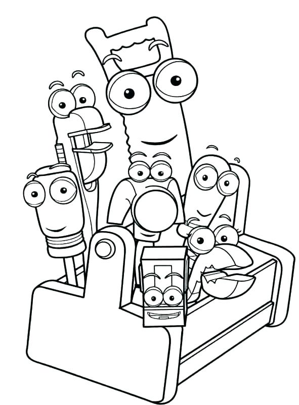 591x801 Tools Coloring Page Tool Coloring Pages Tools Coloring Page Worker