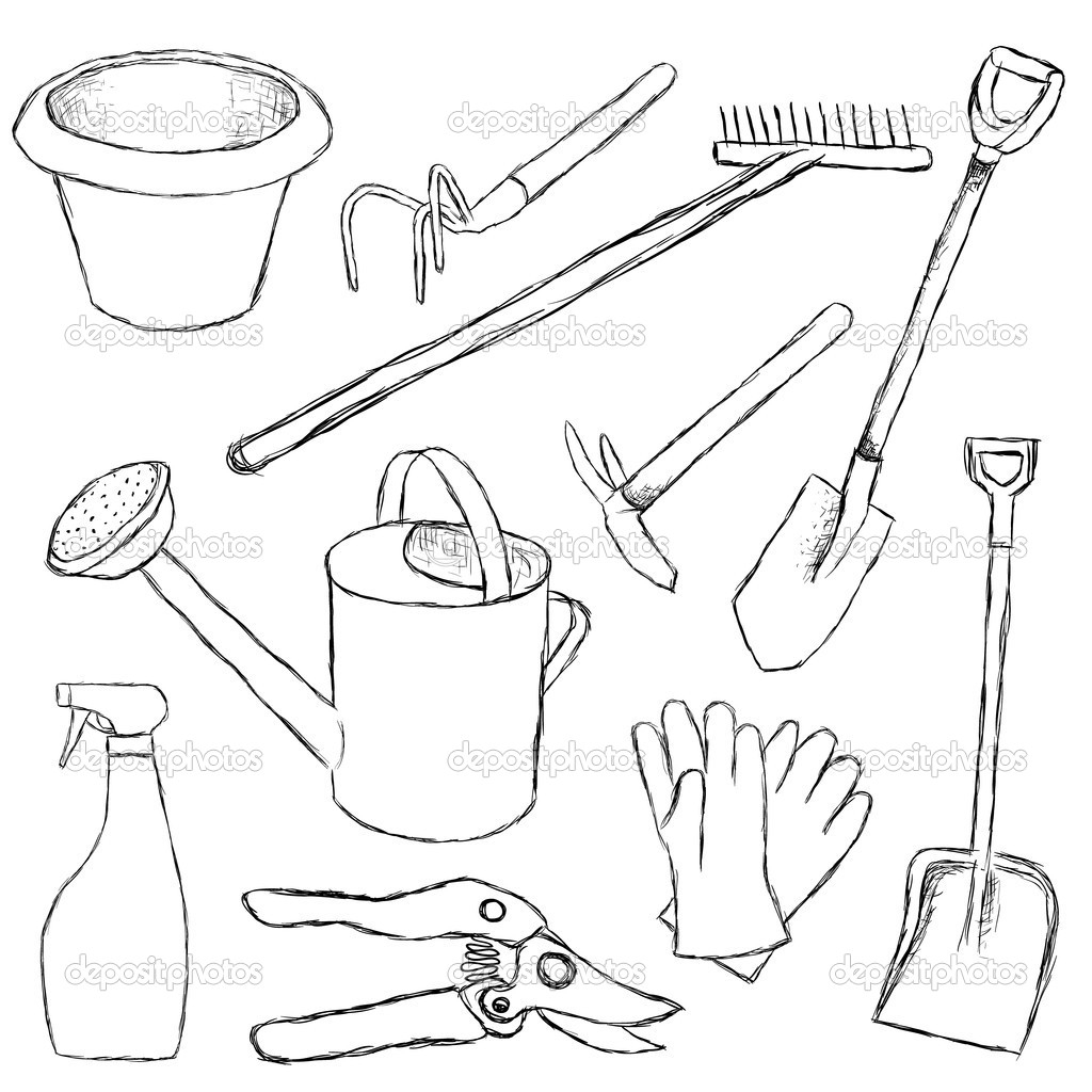 New Garden Tools Free Coloring Pages Gallery Great Collection 1024x1024 New Garden Tools Free Coloring Pages Gallery Great Collection