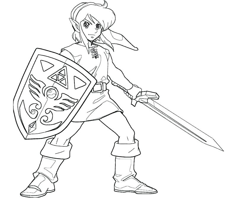 Toon Link Coloring Pages at GetColorings.com | Free printable colorings