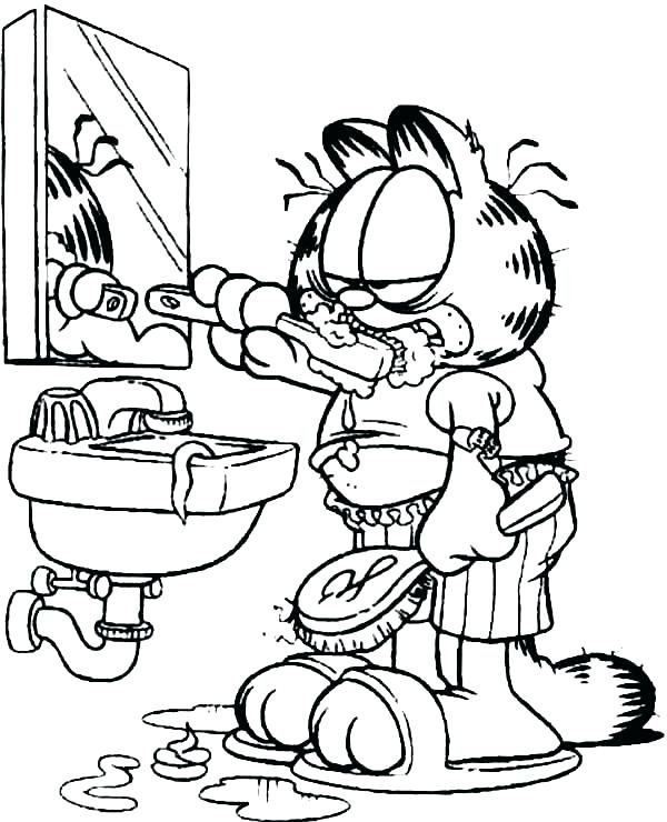 Tooth Coloring Pages 600x740 Tooth Coloring Pages