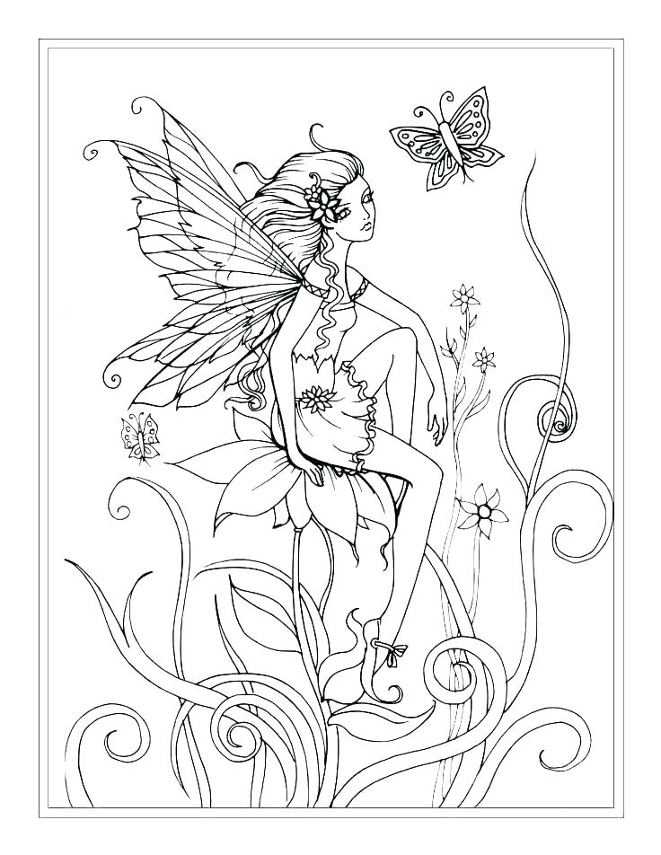 736x952 Free Coloring Pages Fairies Fairy Colouring Pages Printable Free