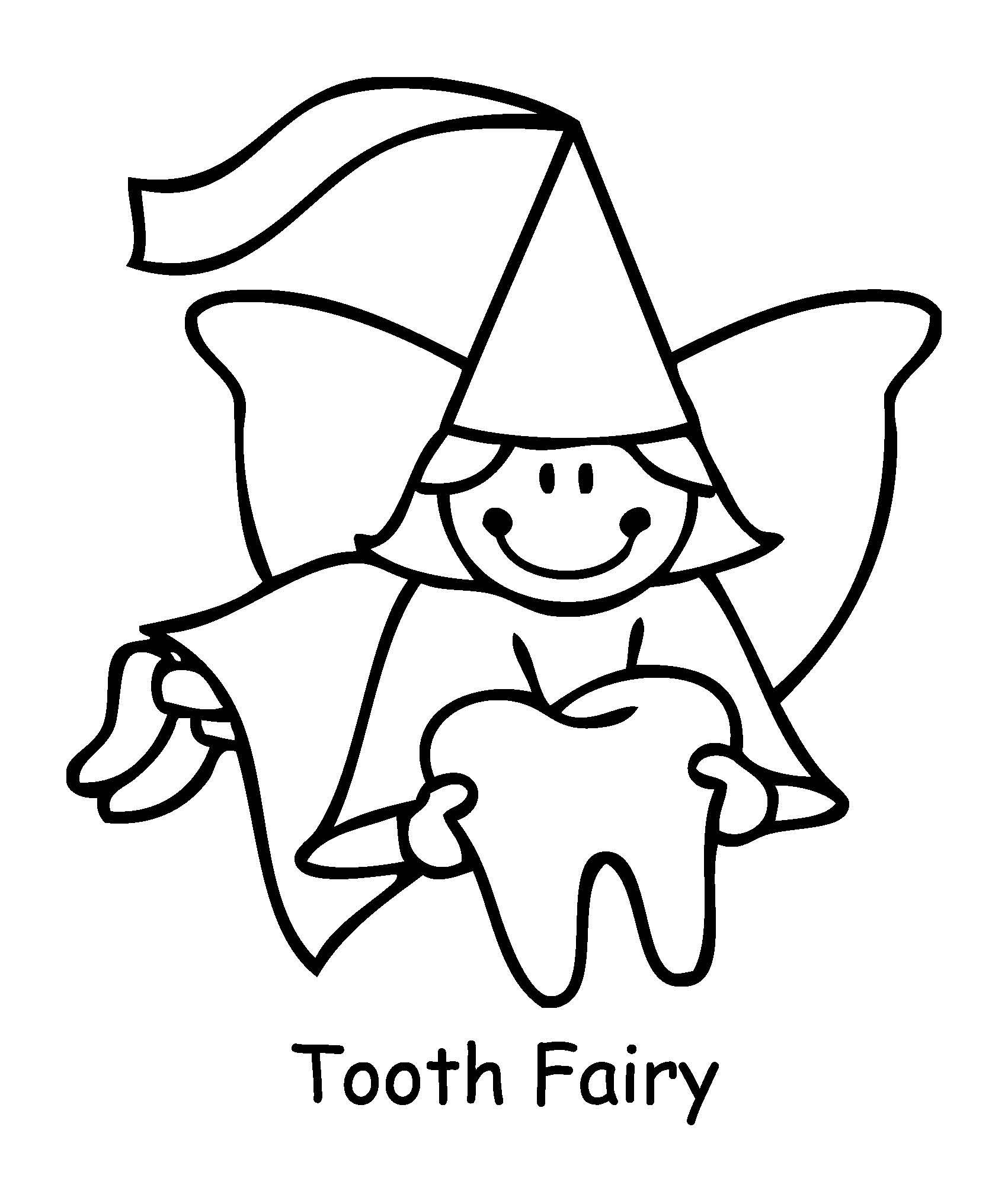 1701x2005 Coloring Pages For Tooth Fairy