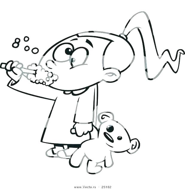 618x630 Color Pages Teeth Brushing Toothbrush Coloring Page Brush Your