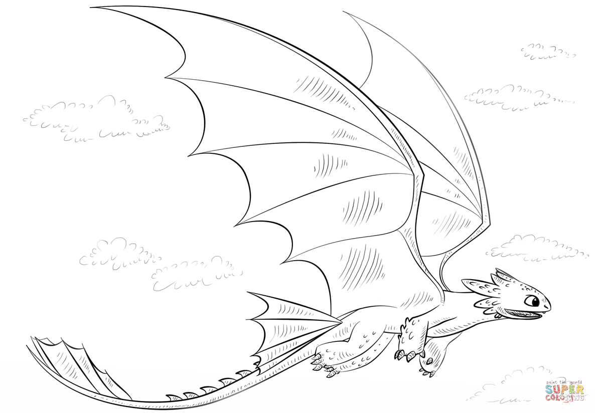 1186x824 Toothless Dragon Coloring Page Free Printable Coloring Pages
