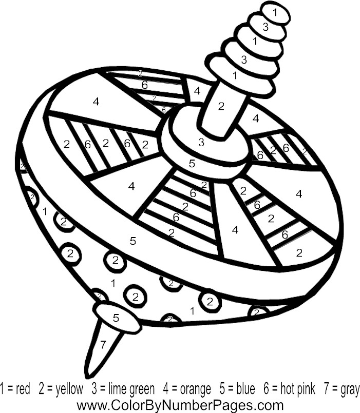 701x805 Color By Number Coloring Pages