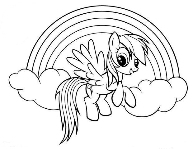 620x480 Coloring Pages My Little Pony Rainbow Dash Rainbow Dash Coloring