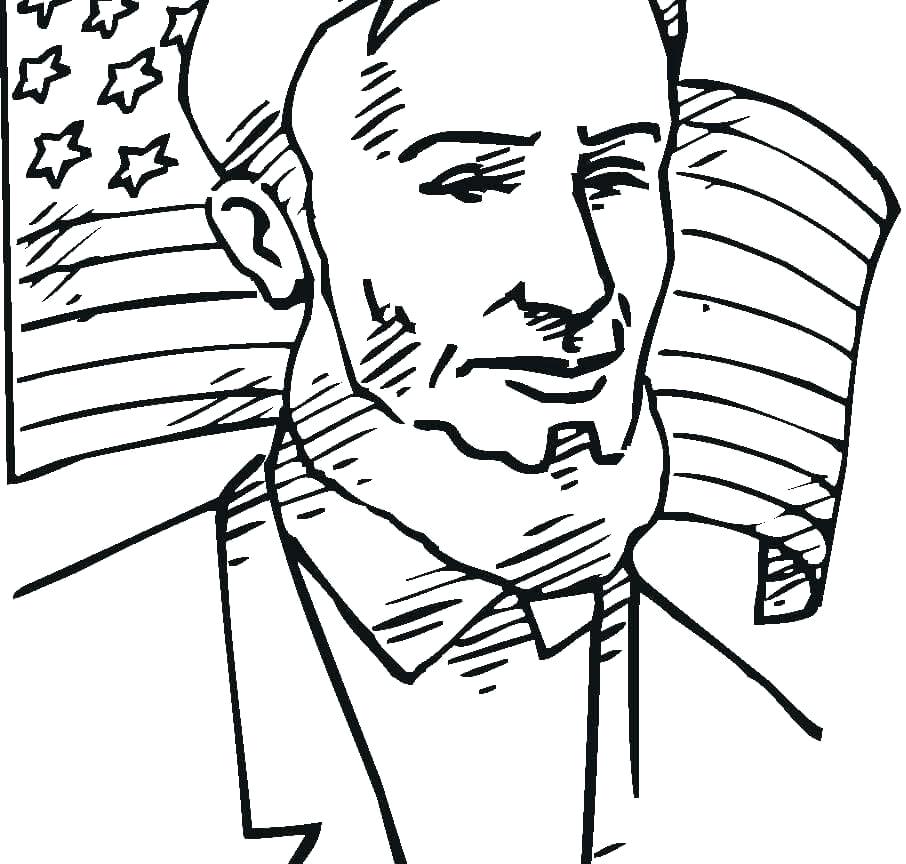 Top Hat Coloring Page