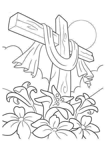 Jesus Walking On Water Coloring Page Top Free Printable Cross 419x603 Jesus Walking On Water Coloring Page Top Free Printable Cross