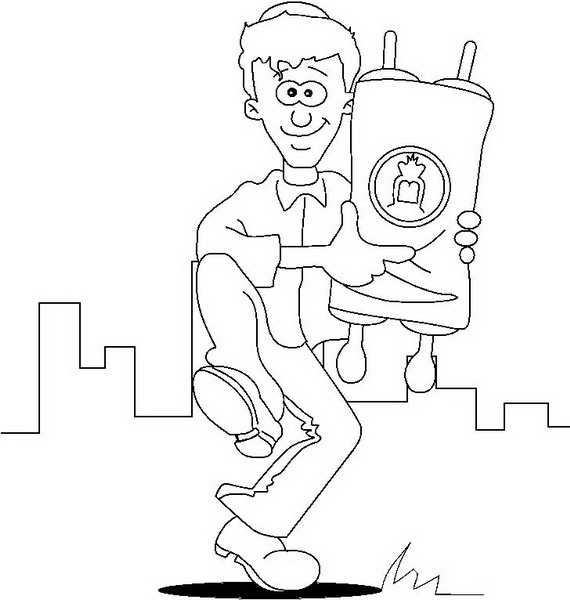Jewish Coloring Pages For Kids Simchat Torah 570x600 Jewish Coloring Pages For Kids Simchat Torah