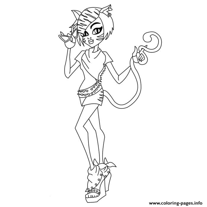 700x700 Monster High Toralei Stripe Coloring Pages Printable