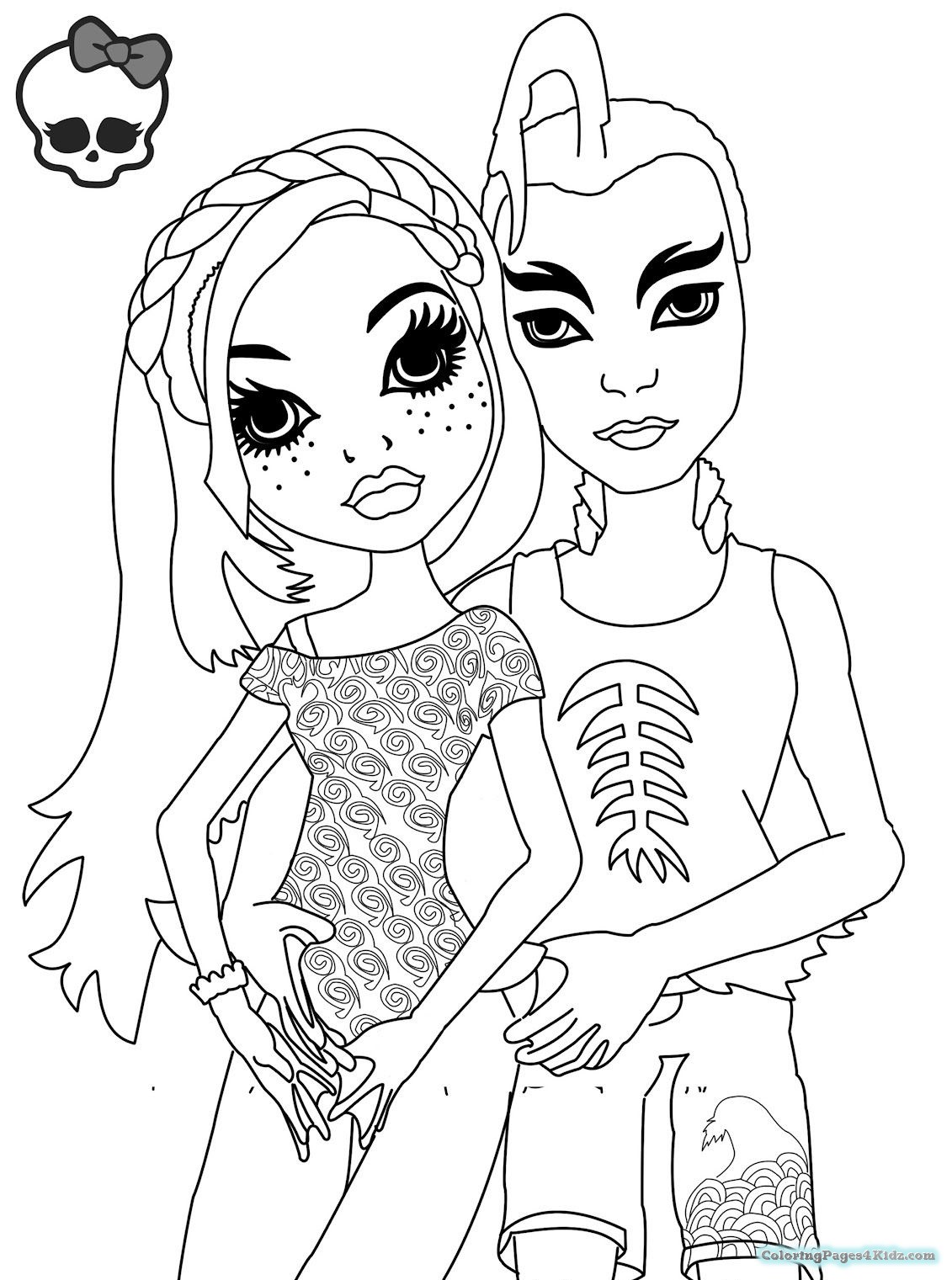 1131x1521 Toralei Monster High Coloring Pages Coloring Pages For Kids