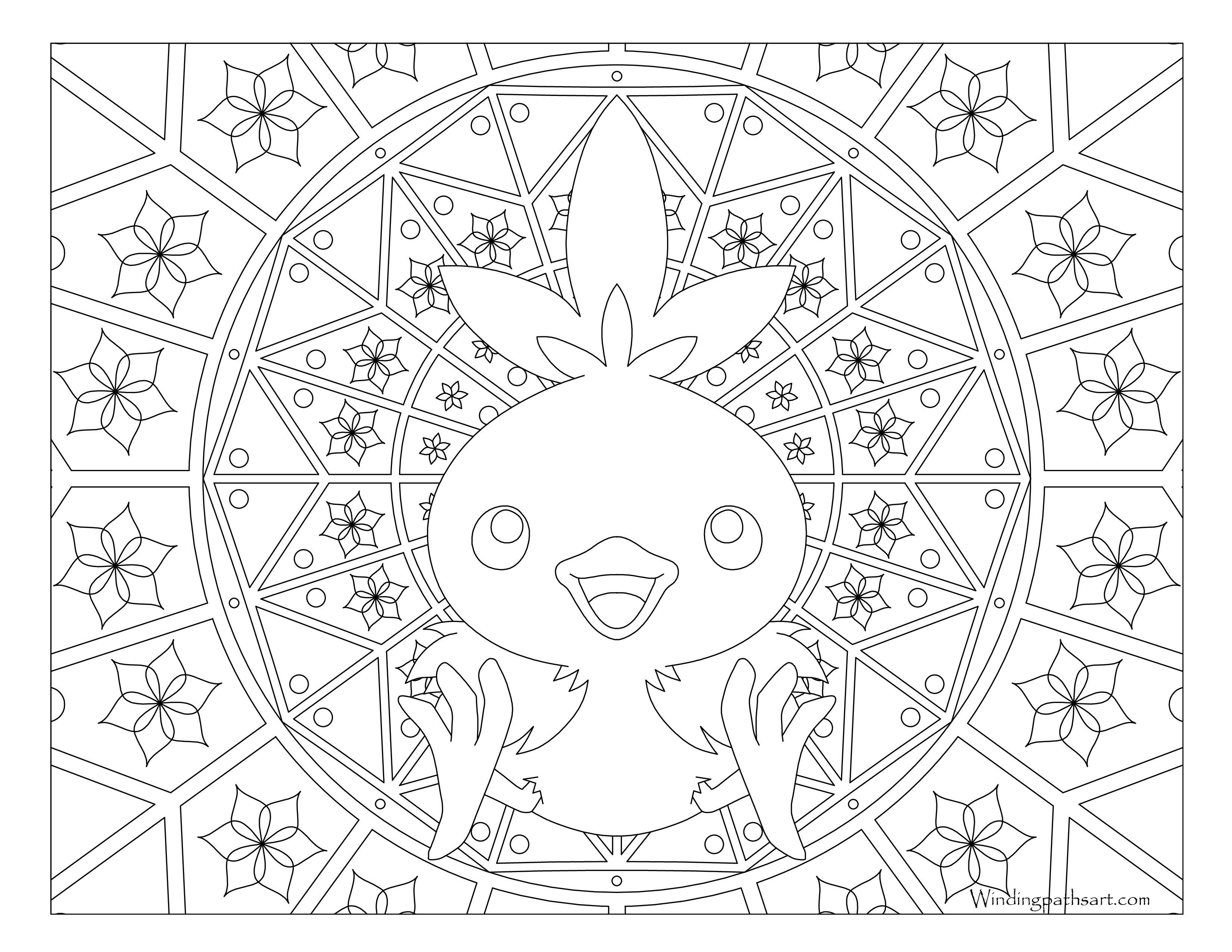 3300x2550 Adult Pokemon Coloring Page Torchic