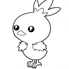 Torchic Coloring Page at GetColorings.com | Free printable colorings ...
