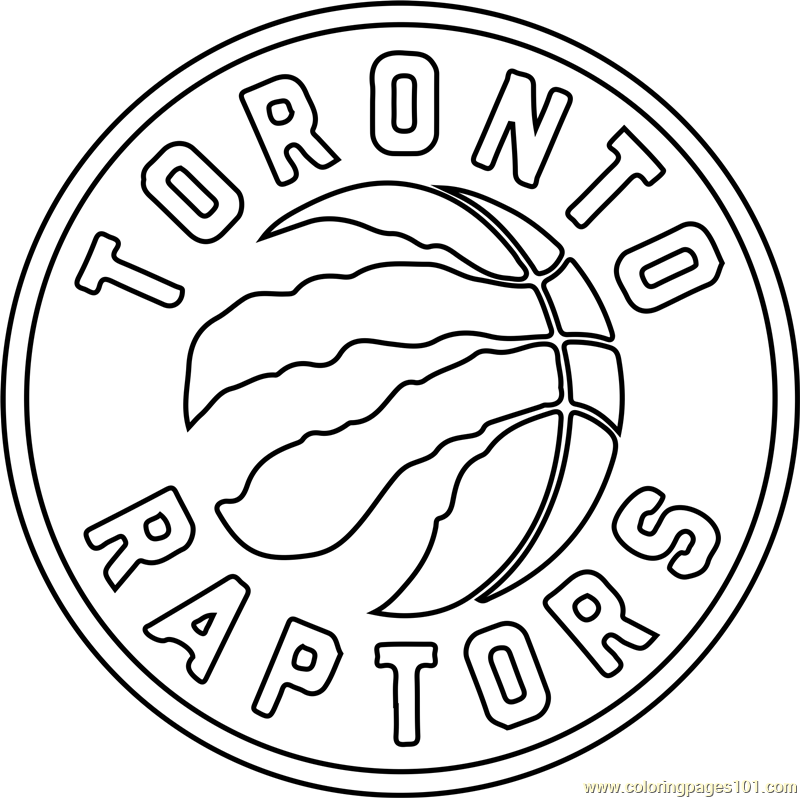 Toronto Raptors Coloring Page 800x798 Toronto Raptors Coloring Page