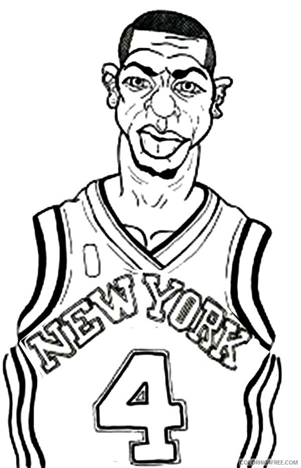 Nba Coloring Pages New York Knicks Player Coloring4free 600x933 Nba Coloring Pages New York Knicks Player Coloring4free