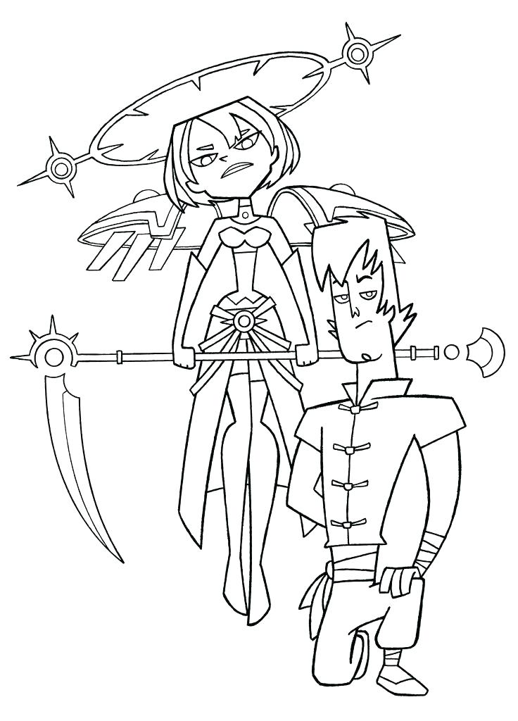 736x1024 Island Coloring Pages Total Drama Fan Art Easter Coloring Collection