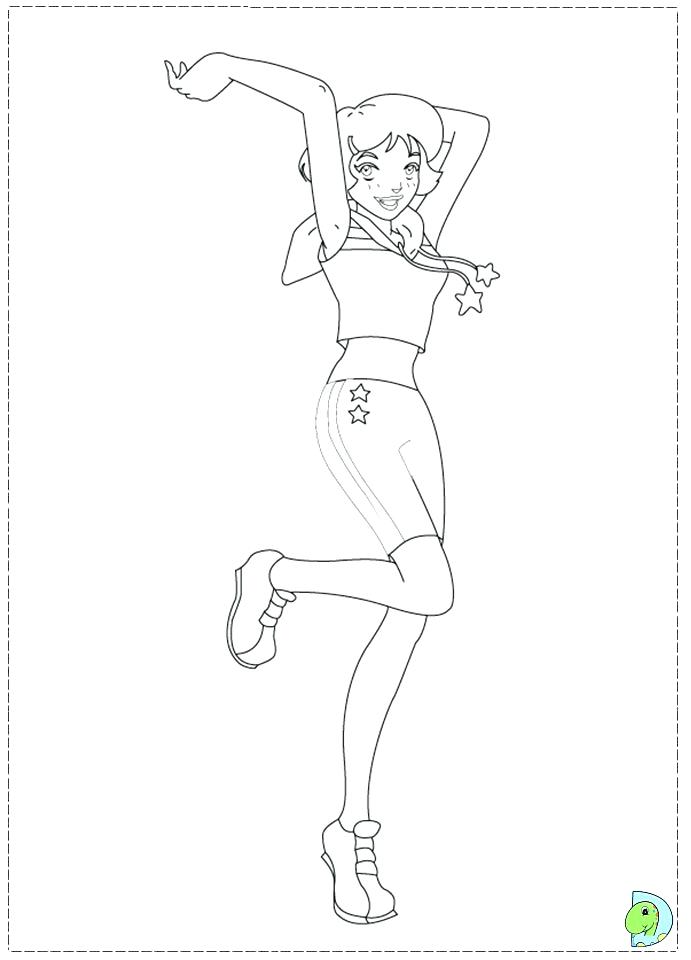 691x960 Totally Spies Coloring Pages Colouring Pages Totally Spies