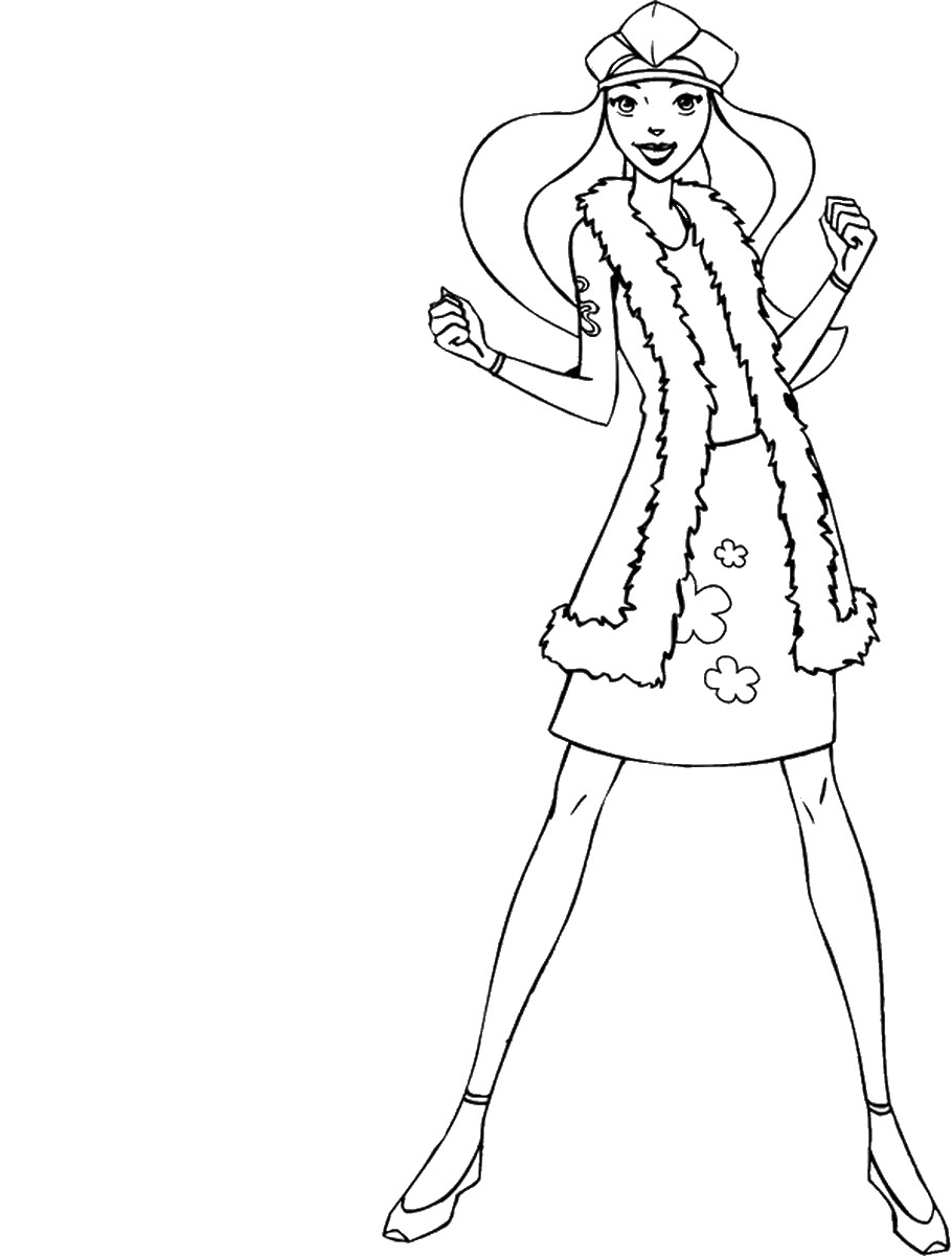 910x1200 Totally Spies Coloring Pages