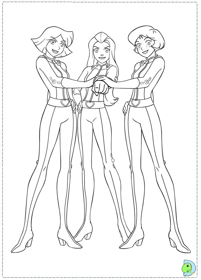 691x960 Totally Spies Coloring Pages To Download And Print For Free