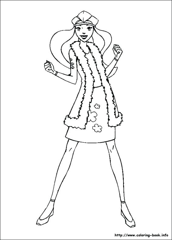 567x794 Totally Spies Coloring Pages Online Totally Spies Coloring Pages