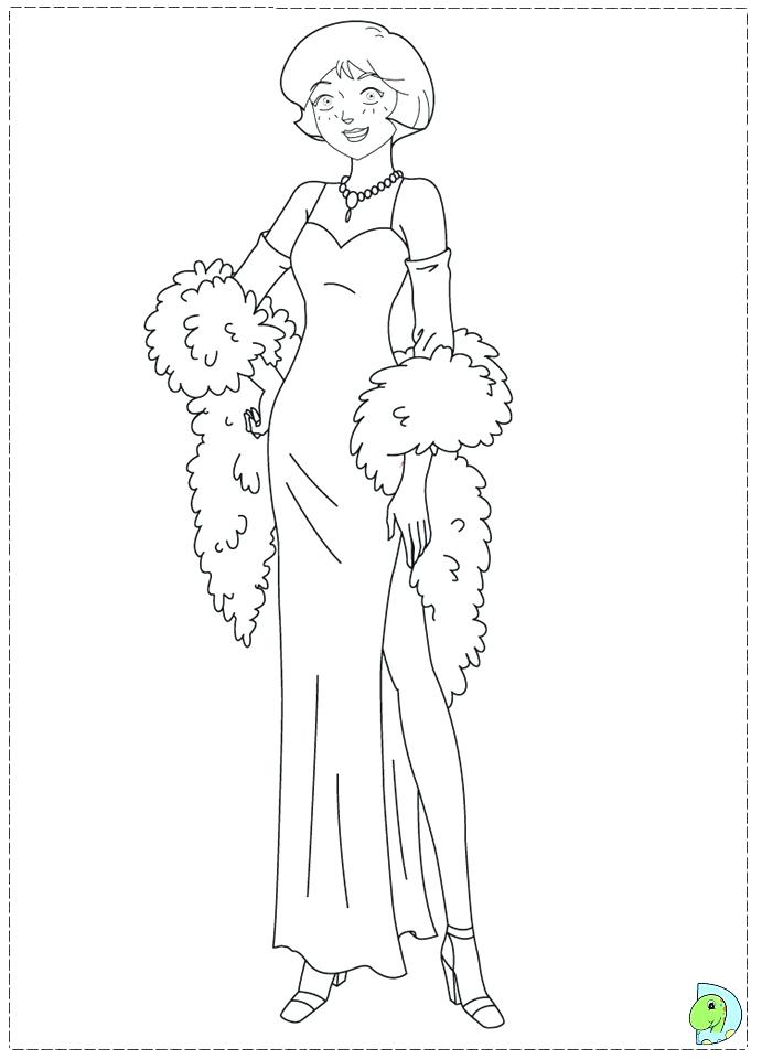 691x960 Totally Spies Coloring Page Totally Spies Coloring Pages Online