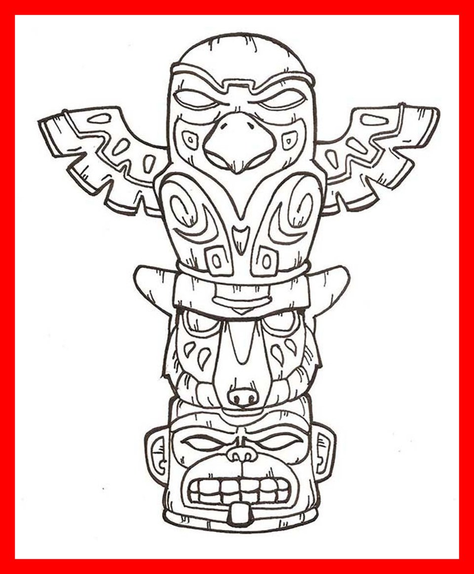 Totem Coloring Pages at GetColorings.com | Free printable colorings ...