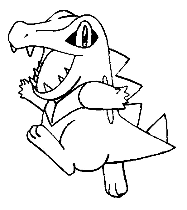 Totodile Coloring Page at GetColorings.com | Free printable colorings ...