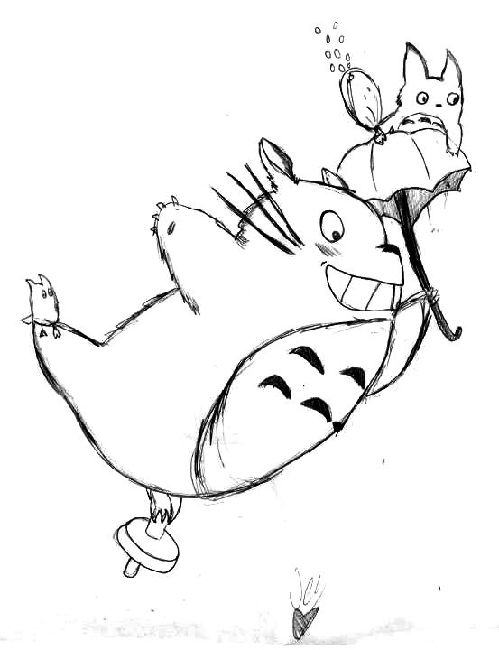 Totoro Coloring Pages