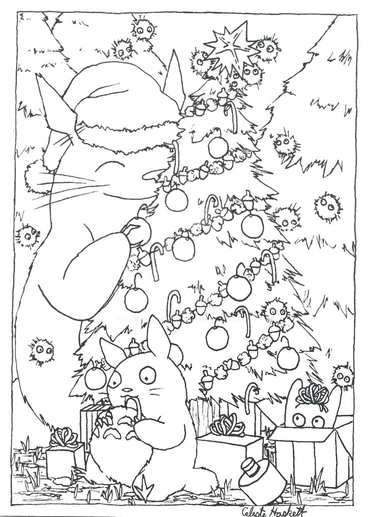 736x1032 Totoro Coloring Book Free Download Totoro Coloring Book Pic My