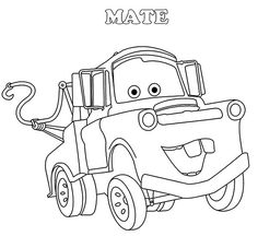 Free Printable Disney Cars Tow Mater Coloring Pages Free 236x216 Free Printable Disney Cars Tow Mater Coloring Pages Free