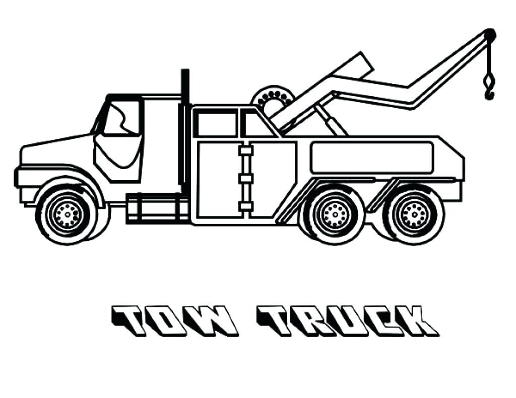 Tow Trucks Coloring Pages 5