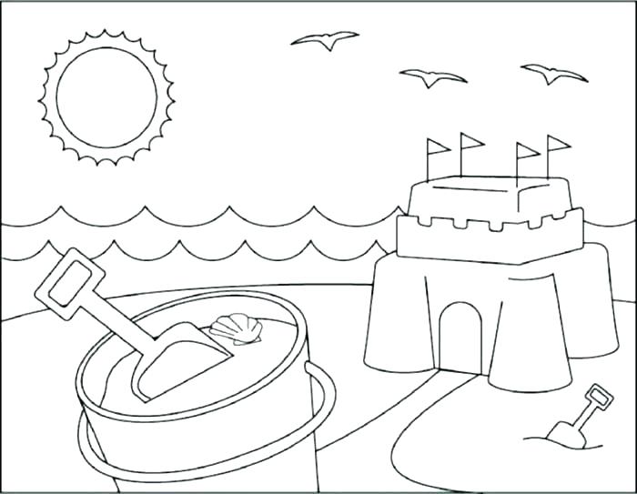 700x543 Coloring Page Beach Beach Color Pages Beach Scene Coloring Pages