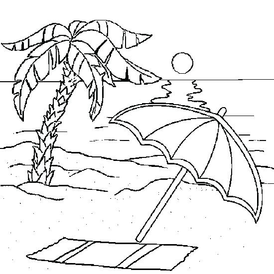 550x550 Coloring Page Beach Beach Scene Coloring Page Beach Coloring Pages