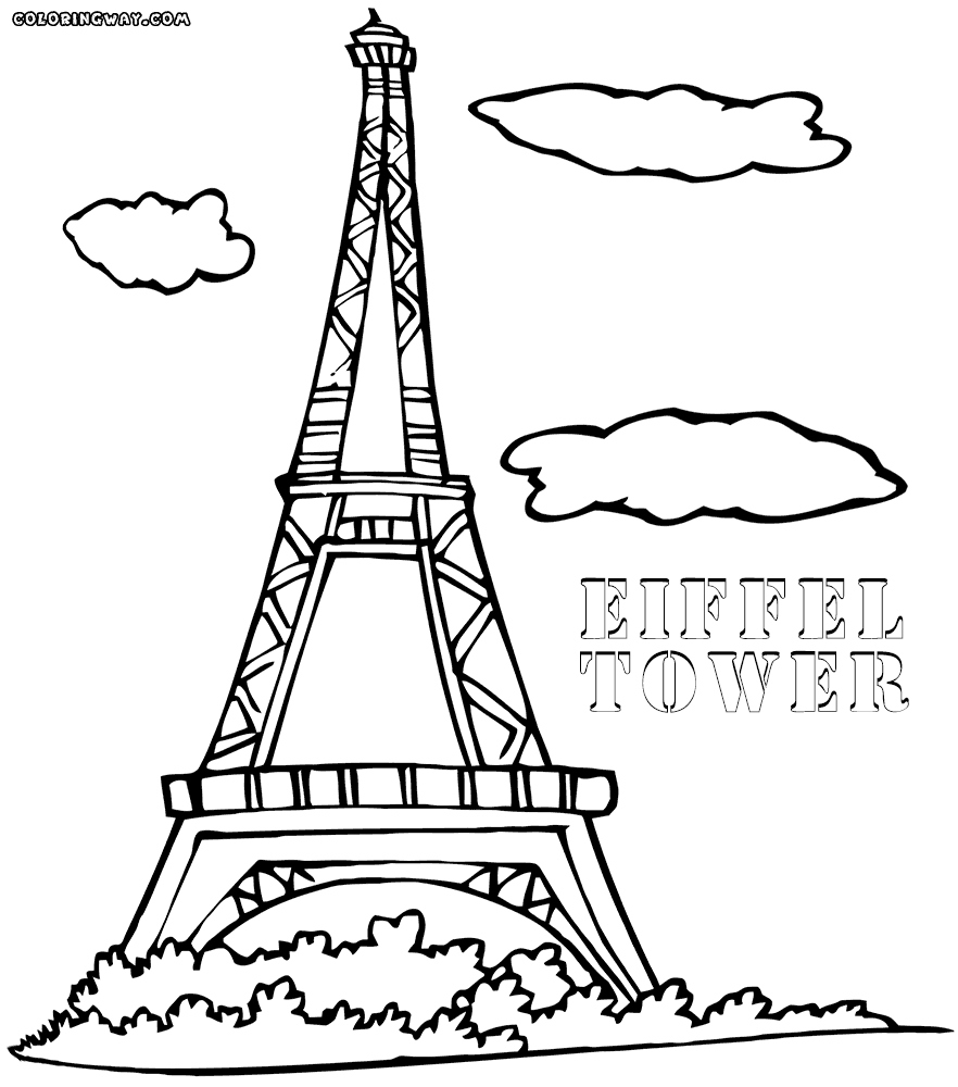882x1000 Eiffel Tower Coloring Page Best Of Eiffel Tower Coloring Pages