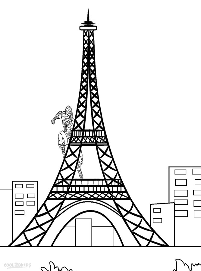 667x900 Eiffel Tower Coloring Sheet Printable Eiffel Tower Coloring Pages