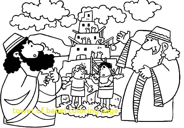 Tower Of Babel Coloring Page at GetColorings.com | Free printable ...