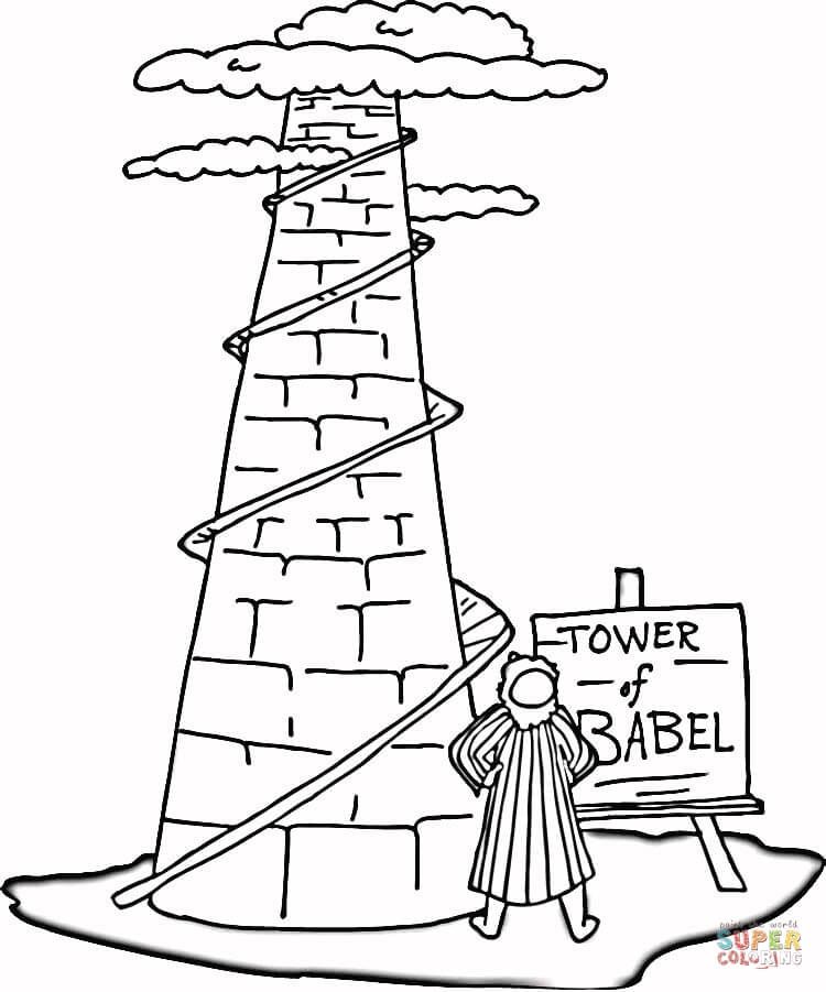 Tower Of Babel Coloring Page Free Printable Coloring Pages 750x901 Tower Of Babel Coloring Page Free Printable Coloring Pages