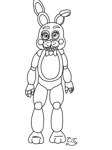 Five Nights At Freddys2 Toy Bonnie By Titygore 480x640 Five Nights At Freddys2 Toy Bonnie By Titygore